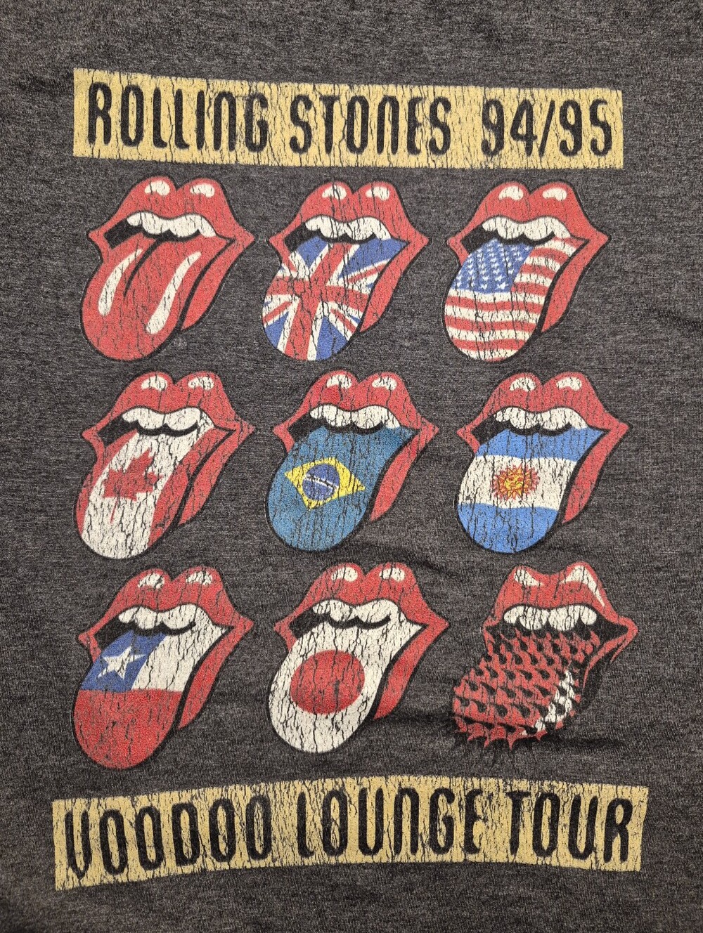 Rolling Stones Voodoo Lounge Tour 94/95 Graphic Tee -